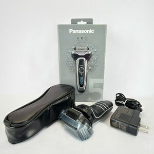 Panasonic ARC 5 Electric Razor Cordless Rechargeable ES-LV65-S New Open Box